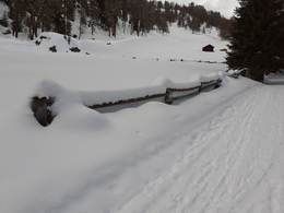 zur Reschneralm im Winter